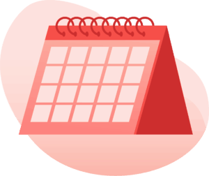 with Perez calendar icon on an abstract background that links to page with visitors may schedule onsite or remote support with an expert IT Consultant.